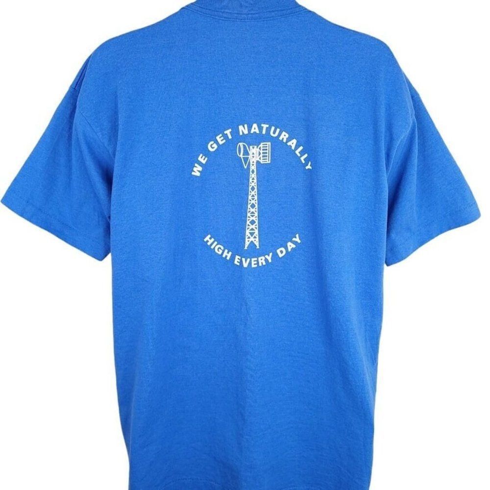 Central Florida Radio Tower T Shirt Vintage 90s We Get High CFT Made In USA Mens